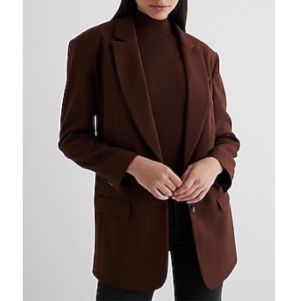 Express Brown Blazer oversized